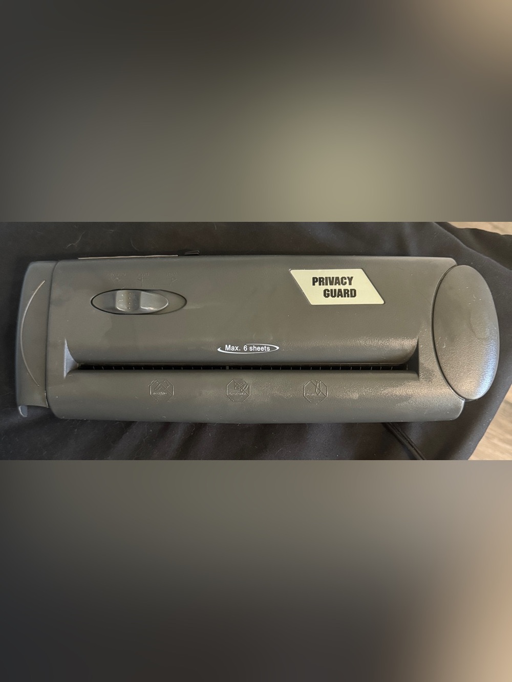 Vintage Techko Privacy Guard Paper Shredder